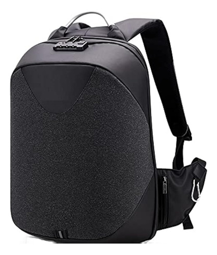 Mochila Antirrobo Cierre Con Combinacion Smart Bag Usb Clave