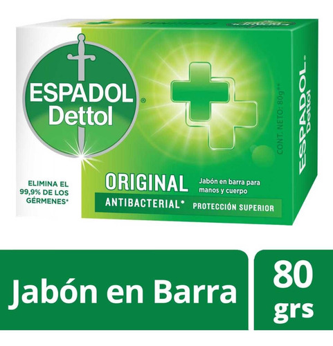 Pack X 3 Unid Jabón Antibacterial  Original X80gr Espadol