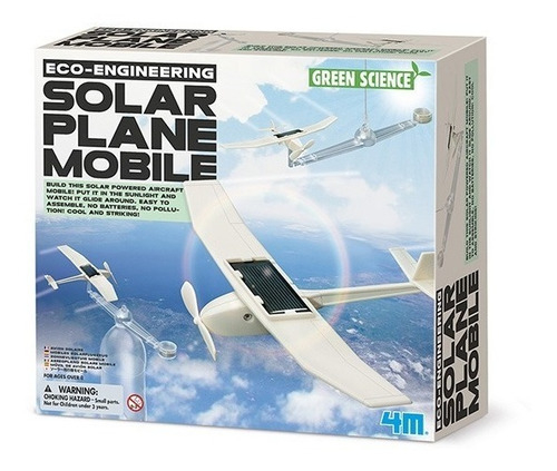Kit Hacer Movil De Avión De Energía Solar Juguete 4m 