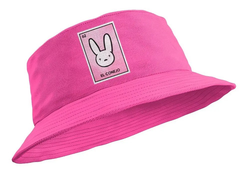 Bucket Hat Bad Bunny Conejo Loteria Sombrero Pescador