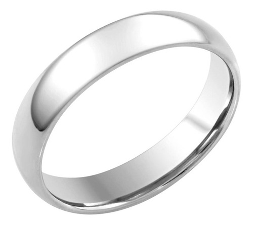 Alianza Individual Italiana Plata 925 5mm Matrimonio Novios