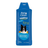 Shampoo Para Cachorro E Gatos Neutro Pet Clean 700ml