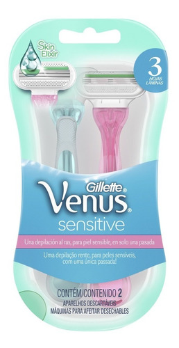 Gillette Venus Sensitive Máquinas Afeitar Desechables 2 Uds