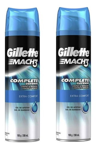 Gillette Gel De Afeitar Complete Extra Comfort, Pack 2 Pzs