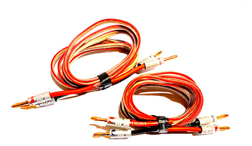 Cable Parlantes 14 Awg 1mt Kabeldirekt Alemán 100% Cobre Par