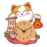 Reloj De Pared De Gato De La , Decorativo, Bonitos Regalos L