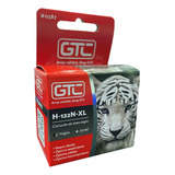 Cartucho De Impresora 122 Xl Black Gtc Compatible Hp 20ml