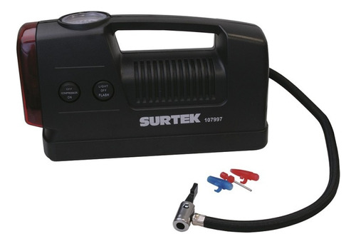 Compresor De Aire Compacto P/auto 12v 250psi Surtek 107997