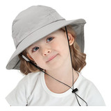 Sombrero De Pescador Plegable For Niños De 0 A 6 Años, Ala .