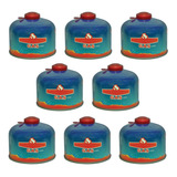 Cartucho Gas Butano Camping Pack 8 Descartable 230gr A Rosca