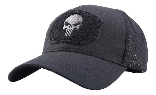 Gorro Jockey Logo Calavera Táctica Militar Airsoft