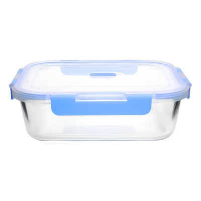 Hermetico Topper Contenedor Vidrio 1500 Ml Vencort Color Azul marino | Meses sin interés