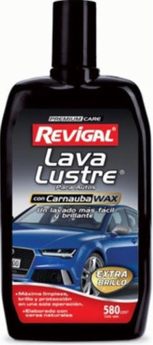 Lava Lustre Extra Brillo , Lavado Y Cera Revigal,quik Detail