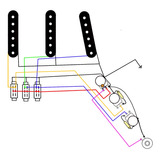 Circuito Elétrico Guitarra Giannini Supersonic Kduluthier Tb