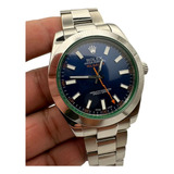 Reloj Premium Rolex Oyster Milgauss Azul Automatico Acero 