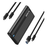 Adaptador De Carcasa M 2 Nvme Sata Ssd Sin Herramientas...