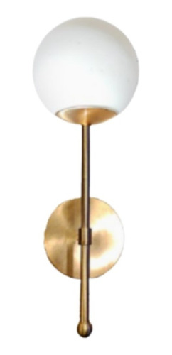 Lampara Aplique De Pared Con Globo Bronce Perfecta Sunset