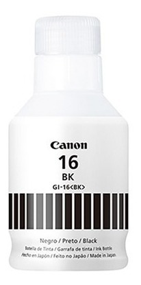Canon Tinta Gi-16 Bk Botella De Tinta Negro