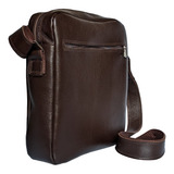 Bolsa Capanga Shoulder Bag Porta Masculina Couro Legitimo