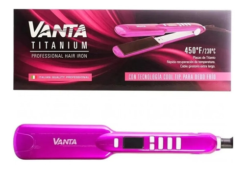 Planchita De Pelo Vanta Titanium Violeta 220v