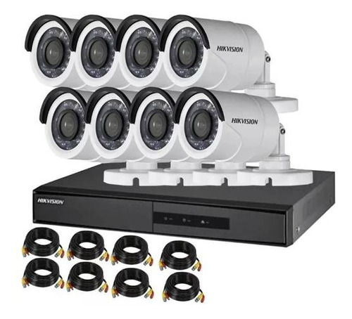 Kit Hikvision Turbo Hd Modelo Ds-j142i/7208hghi-m1+8cam