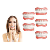 5×set De Prótesis Profesionales Silicona Brillante Dentes D