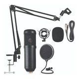 Kit Microfone Estúdio Bm800 + Braço Articulado + Tripé Novo