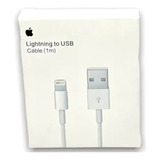 Cable Cargador Usb Original iPhone 5 6 7 8 X 11 12 13 Apple