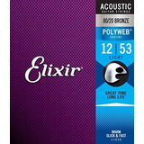 Elixir, Cuerdas De Bronce Para Guitarra Acústica 80-20 Con R