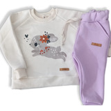 Conjunto Buzo Y Jogging Algodon Friza Premium 12m A 3años