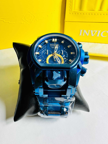 Reloj Invicta Bolt Zeus Doble Reloj  Azul Metálico