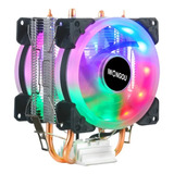 Cpu Cooler X99, Rgb, Lga2011, 2 Heatpipes,  3 Pinos