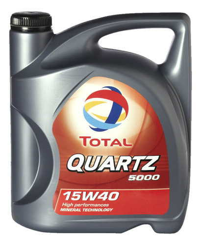 Aceite Quartz Total 5000 Grado 15 W 40 4 Litros