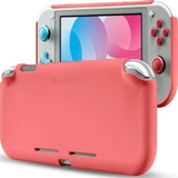 Tomtoc Carcasa De Silicona Para Nintendo Switch Lite Coral Color Rojo