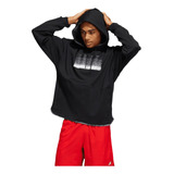 Sudadera adidas Basquetbol Donovan Mitchell Hombre Negro