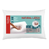 Travesseiro De Látex Natural Antialérgico 45x65 Lavável