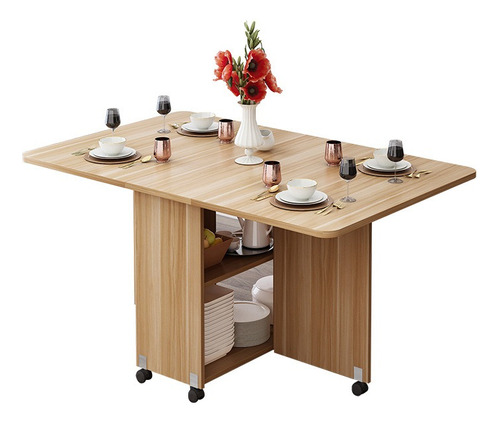 Mesa Plegable Moderna Comedor Minimalista 140cm