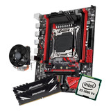 Kit Gamer Placa Mãe X99 Machinist E5-rs9 Xeon E5 2680 V4 64g