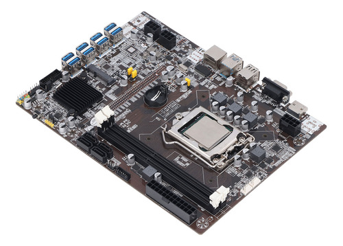 Placa Base B75 Miner Ddr3 Lga 1155 8 Usb3.0 De Alimentación