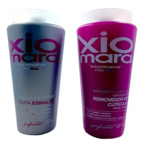 Set De Removedor De Cutícula + Quita Esmalte Xiomara 1l