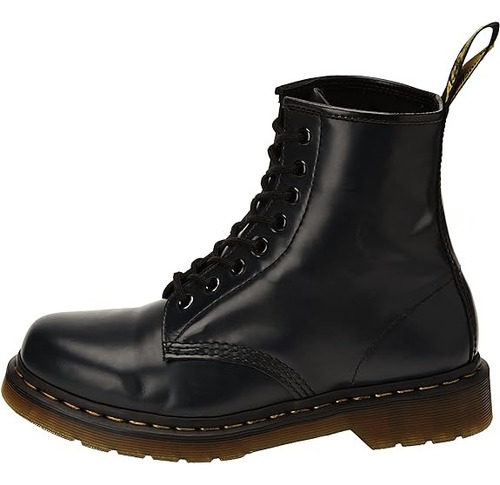 Mujer Original Dr Martens Botas Negro Mate 7inch Urban Style