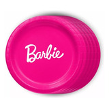 Paquete Con 6 Platos Pastelero Barbie Original