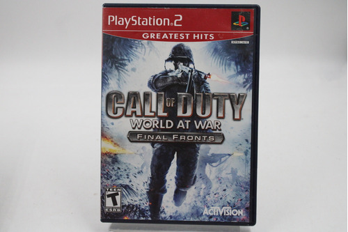 Jogo Ps2 - Call Of Duty World At War: Final Fronts (1)