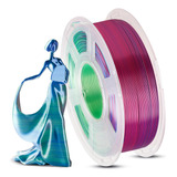 Tri Color Silk Pla, Filamento De Impresora 3d De 1,75 M...