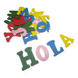 Letras Abecedario Completo Madera Colores Didáctico Niños 