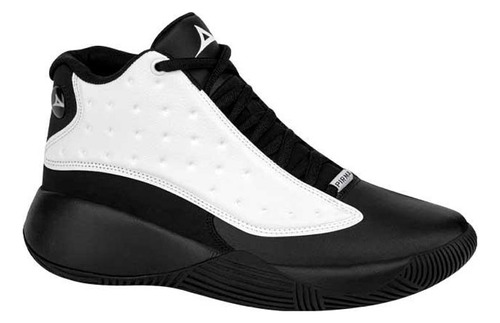 Tenis De Basketball Pirma 2013 Blanco Con Negro Para Hombre