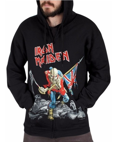 Buzo Iron Maiden Scuffed Trooper Importado Uk