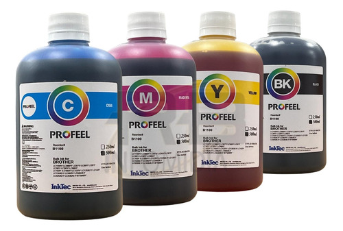 Tinta Para O Uso Bulk Dcp T420 T820dw J5855dw Inktec 4x500ml