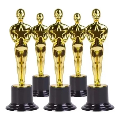 12 Estatuilla Premio Fiesta Hollywood 15cm Graduacion Trofeo | Meses sin interés