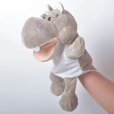 Juego De Muñecas E Hand Doll Con Forma De Guante De Hipopóta